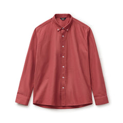 Camisa Oxford de algodón grueso para hombre MADEN con botones