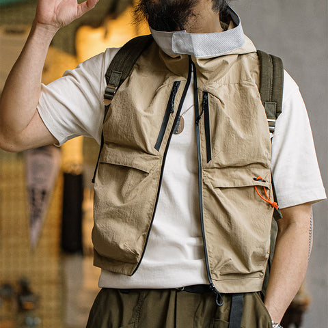 MADEN Outdoor Schnelltrocknende Weste mit mehreren Taschen