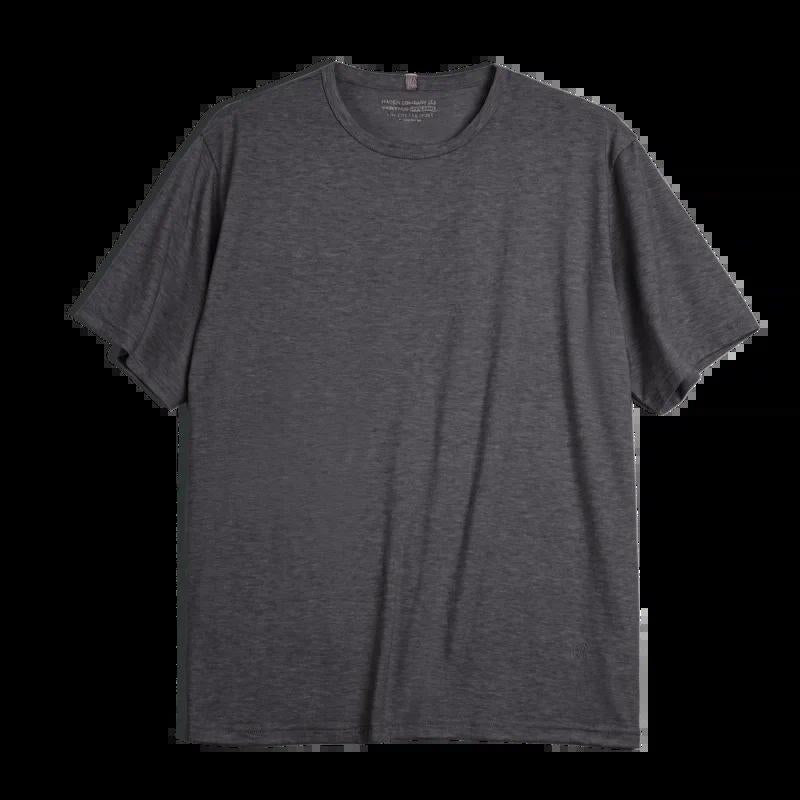MADEN Women's Linen-Blend Loose Short-Sleeve Crewneck T-Shirt