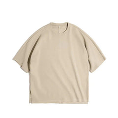 Camiseta retro MADEN de algodón aireado pesado de manga corta