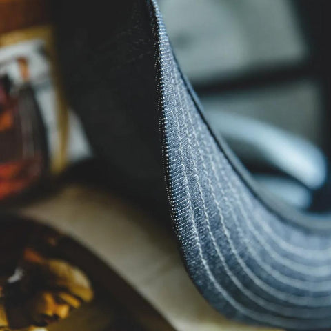 MADEN Retro-Jeanshut – Baseballkappe mit kurzem Schirm im urbanen Streetwear-Stil