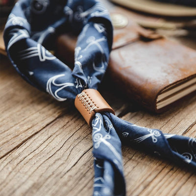 MADEN Anchor-Print Square Scarves