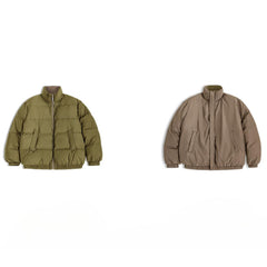 MADEN Wendbare Daunenjacke mit Stehkragen