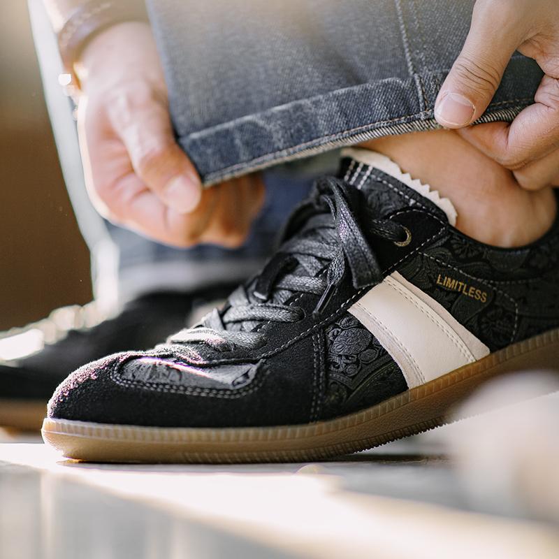 MADEN Retro Chunky-Sohle Wildleder Sneaker