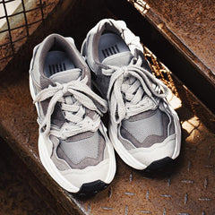 MADEN Herren Retro Wildleder Trainer mit grober Sohle