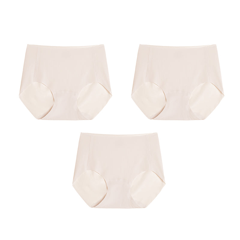 Paquete de 3 bragas de verano sin costuras y transpirables para mujer MADEN