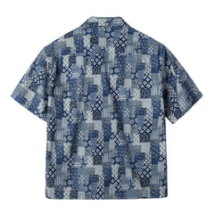 MADEN Herren Boro Denim Hemd