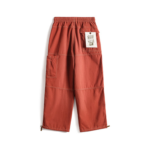 MADEN Contrast-Stitch Cargo Pants