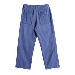 MADEN Blau gewaschene Canvas-Hose
