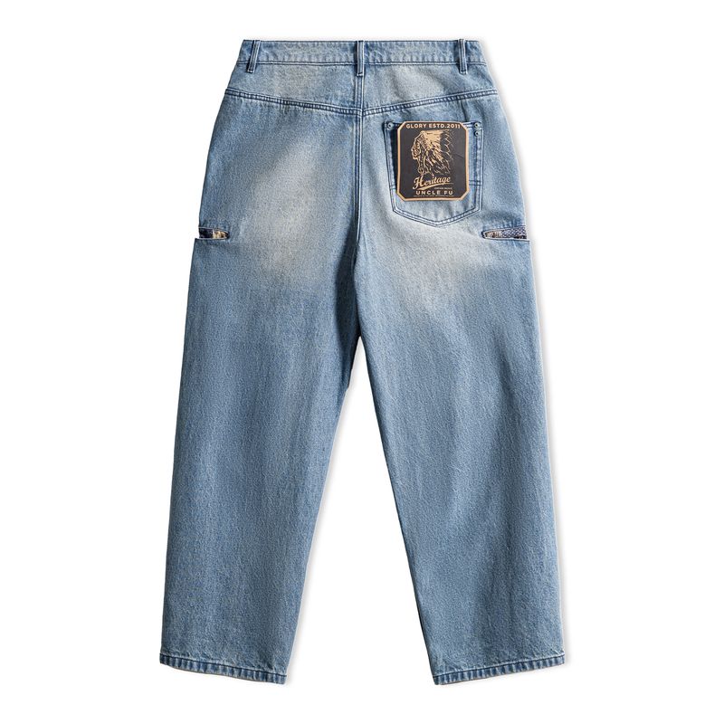 MADEN Paratrooper Distressed Denim Jeans