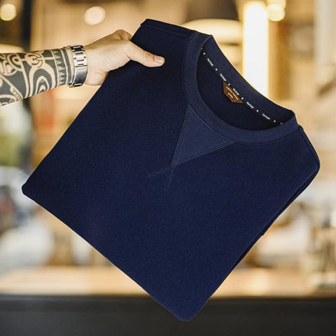 Sweat-shirt en laine mélangée épaisse pour homme MADEN 