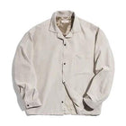 Chemise à manches longues MADEN – Tissu effet peau de pêche rétro, coupe ample  thumbnail