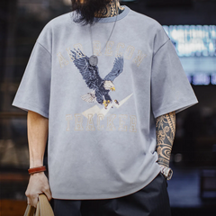 Camiseta retro con estampado lavado Goro's MADEN