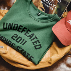 MADEN Green Print Crewneck T-Shirt
