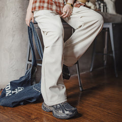 MADEN Fleece-Lined Elastic Waist Cargo Pants