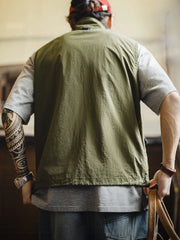 MADEN Men's Tactical Multi-Pocket Utility Vest