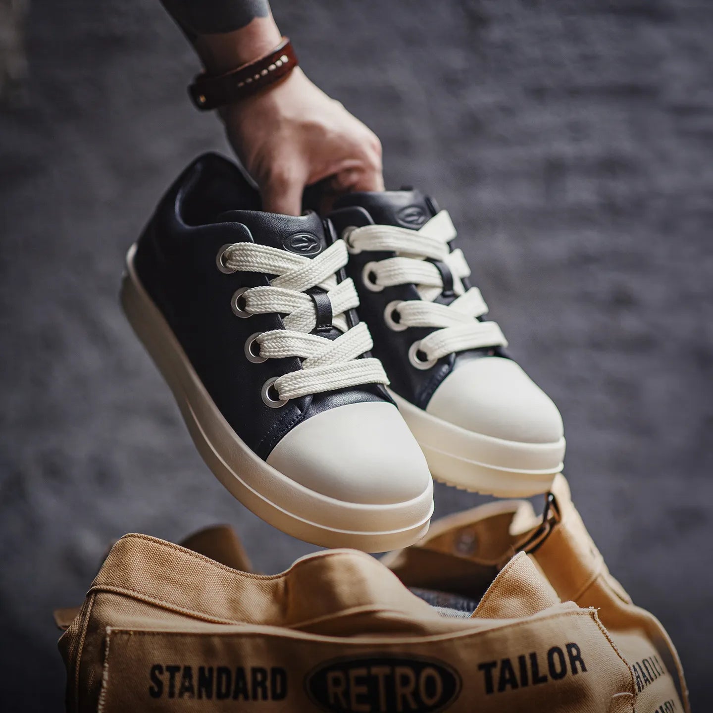 MADEN RO Chunky Panda Sneakers