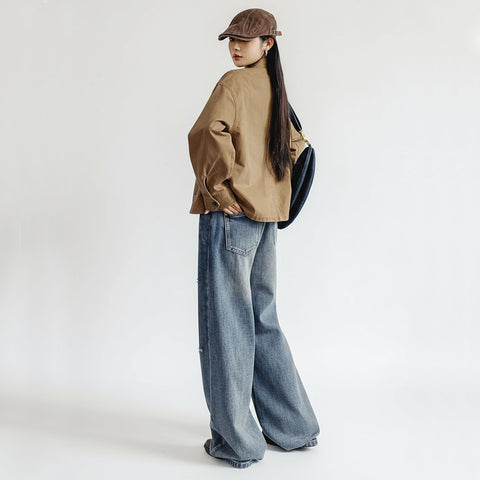 MADEN Color Embroidered Barn Jacket