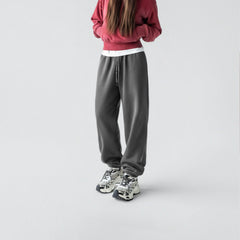 MADEN High-Waist Fleece-Lined Jogger Sweatpants