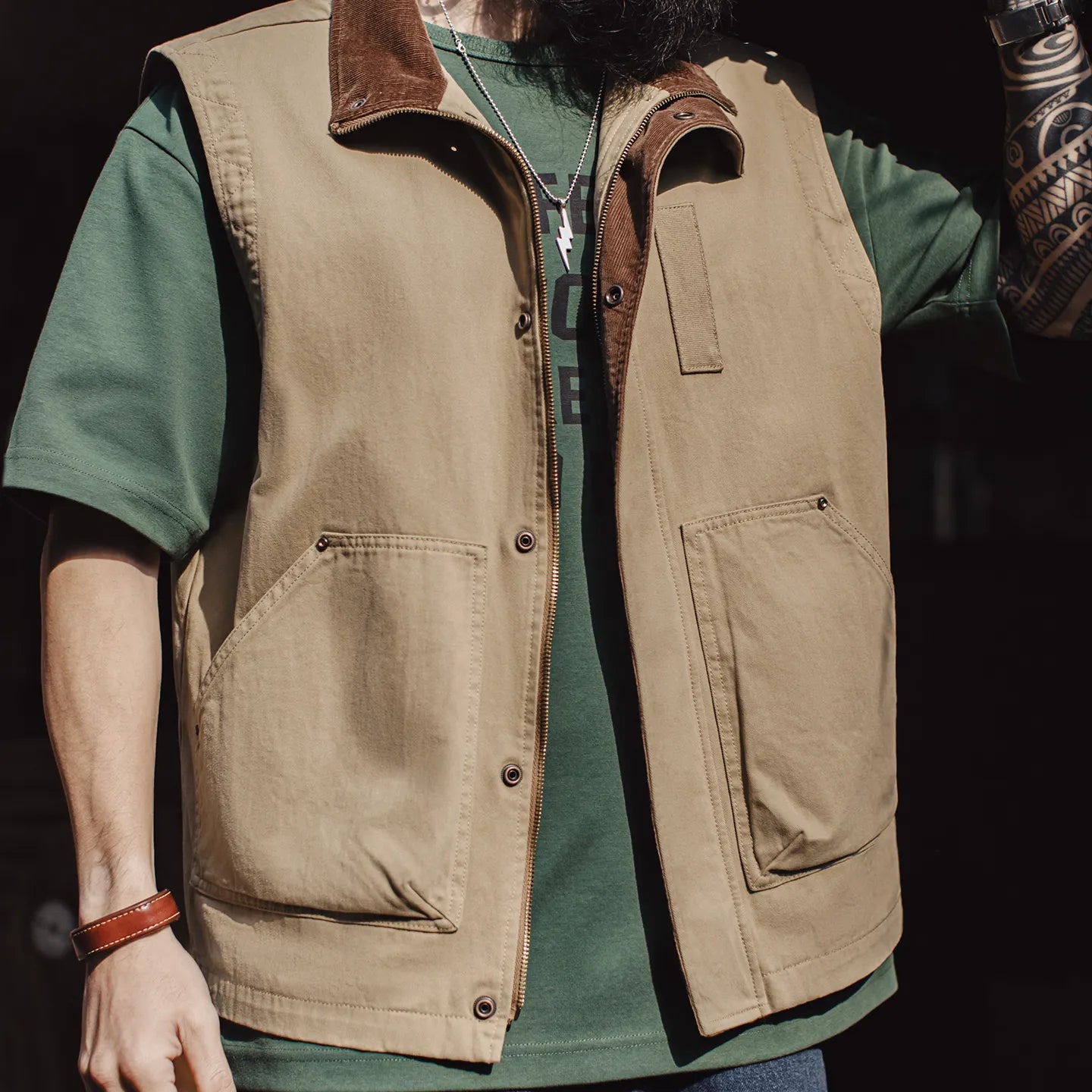 MADEN Safari Vest Workwear Style
