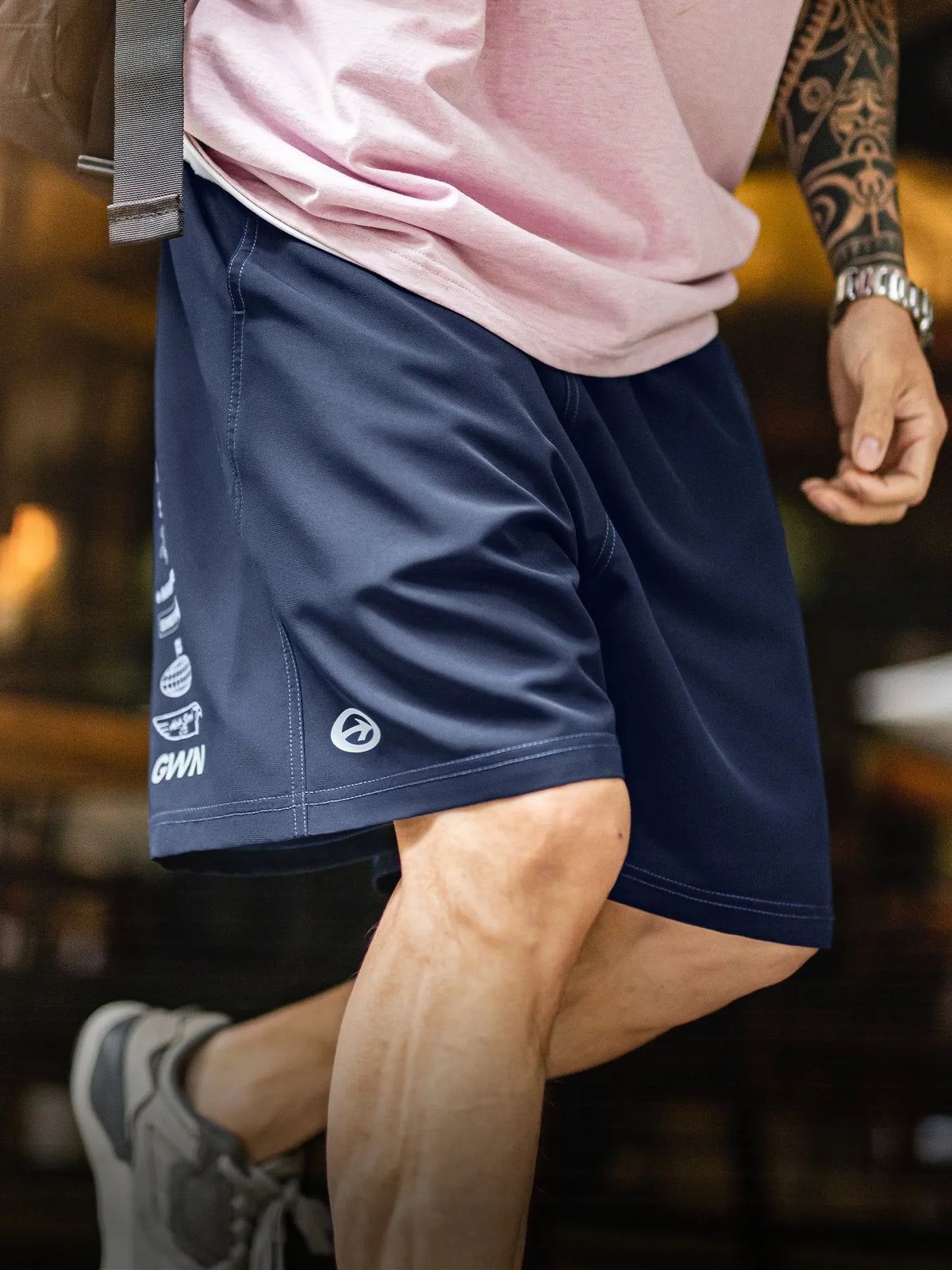 MADEN Street Print Basketball Shorts
