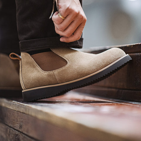 MADEN Suede Chelsea Boots