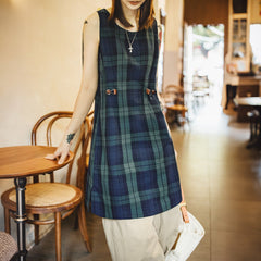 MADEN Women's Casual Flowy Midi Dress for Daily Wear