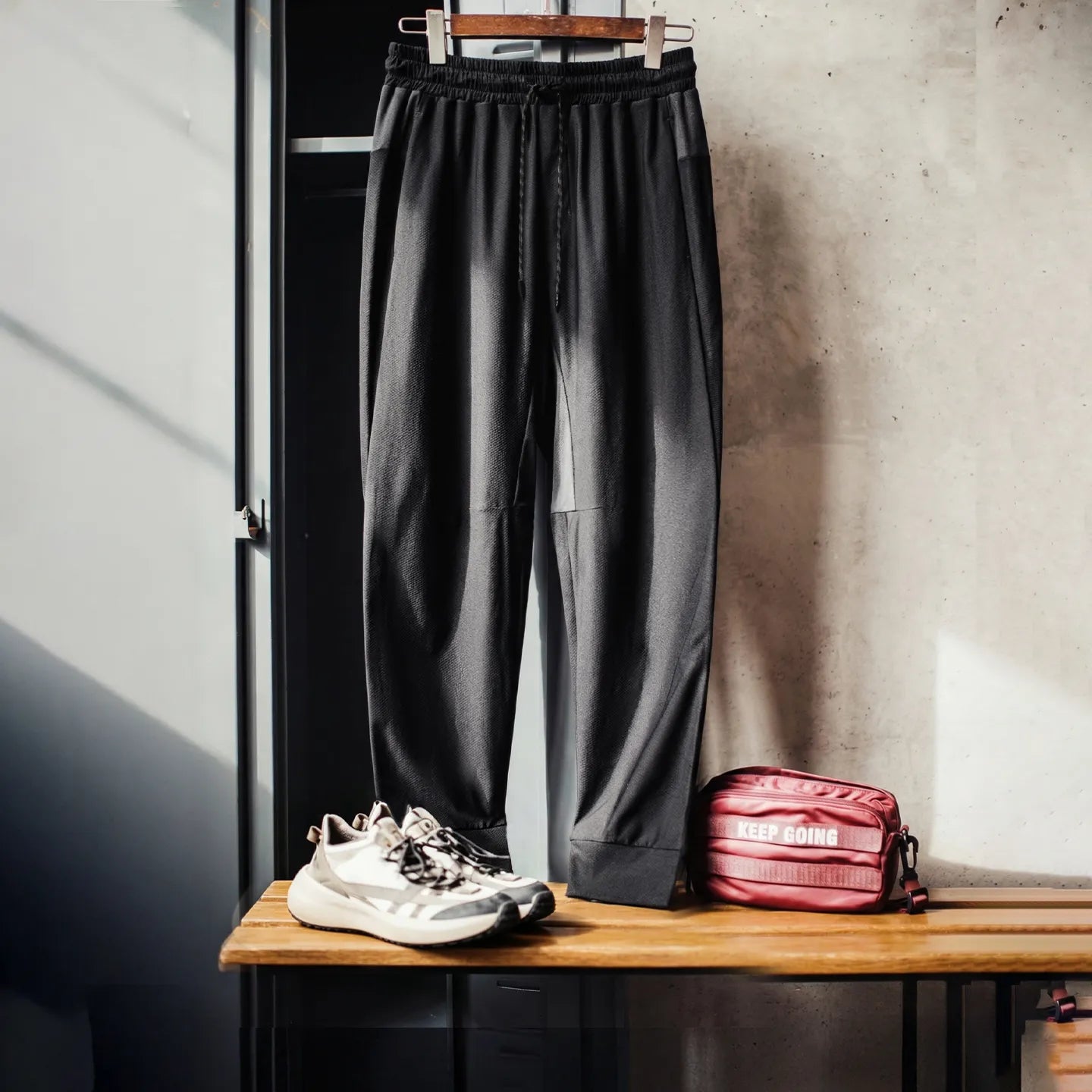 MADEN Cooling Mesh Tapered Joggers