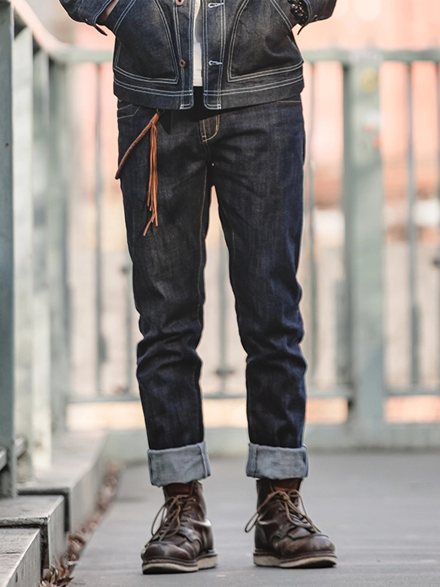 Jean à boucle Maden 14oz Selvedge 