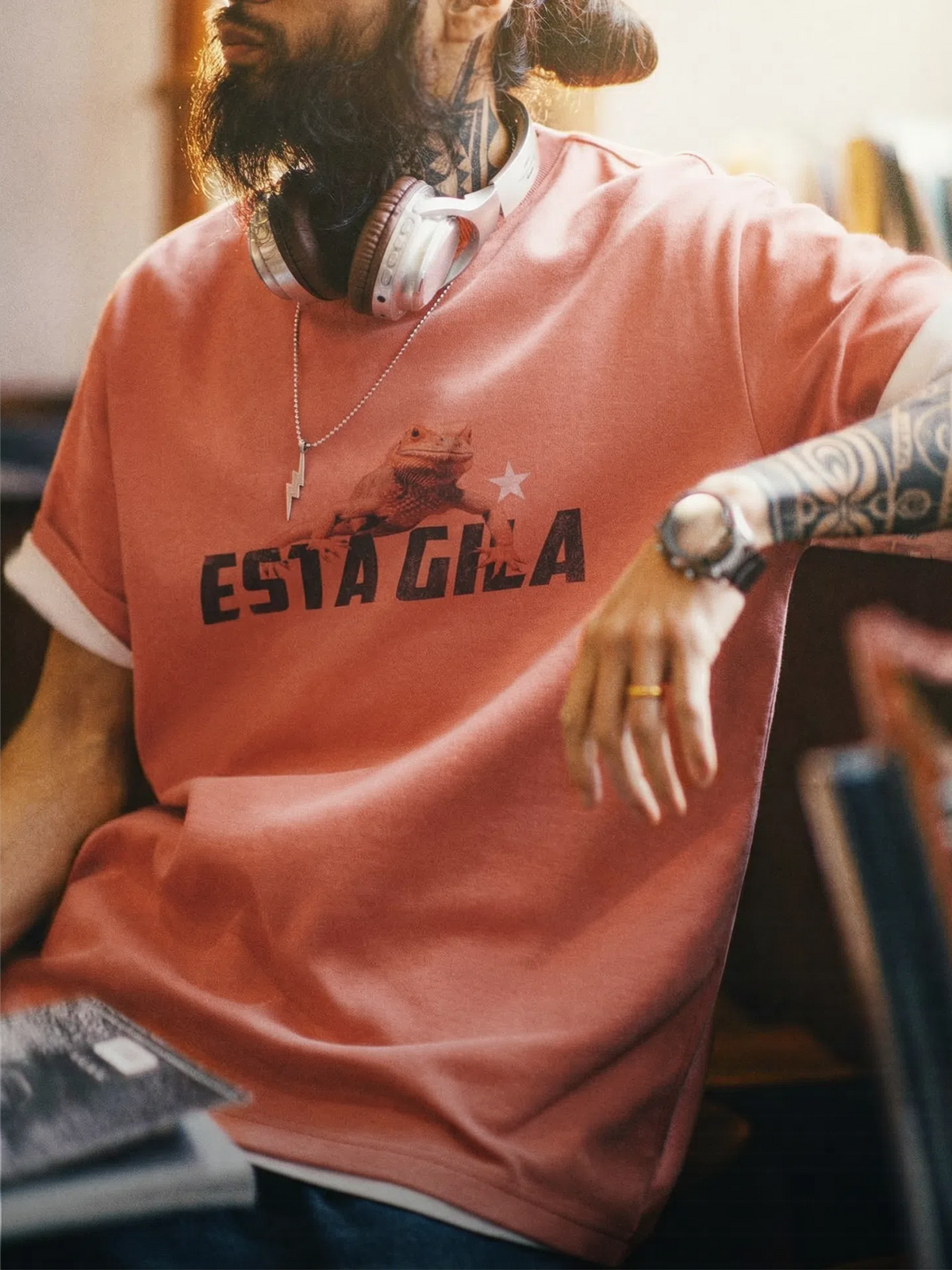 Men's Vintage Printed T-Shirt