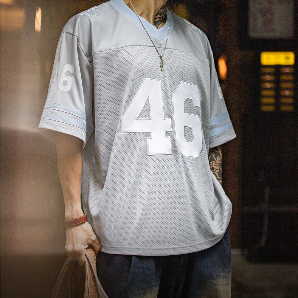 MADEN Mesh Breathable Loose-Fit Sports Basketball T-Shirt