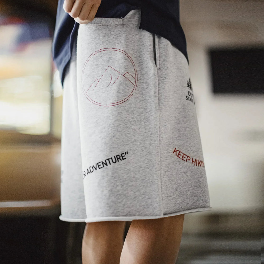 MADEN Heavyweight Terry Print Shorts