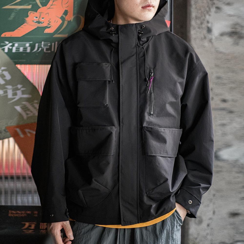 MADEN Outdoor-Kapuzenjacke – Wasserdicht, reflektierend