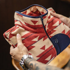 Chaqueta con cremallera de forro polar Navajo MADEN