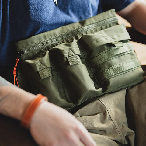 Maden Multi-Pocket Function Crossbody Bag für Herren, Schultertasche im japanischen Stil, Herren-Outdoor-Bergtasche