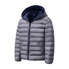 MADEN Herren Leichte Stepp-Daunenjacke