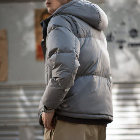 마덴 남성용 겨울 분리형 소매 다운 재킷 야외 기능성 후드 조끼 따뜻한 두꺼운 외투 다용도 파카