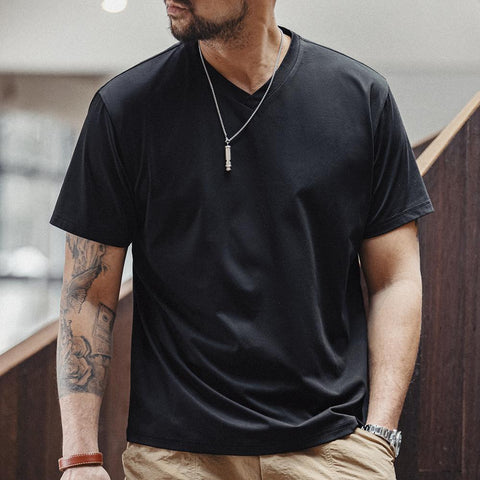 MADEN Sorona Cooling Quick-Dry V-Neck Tee