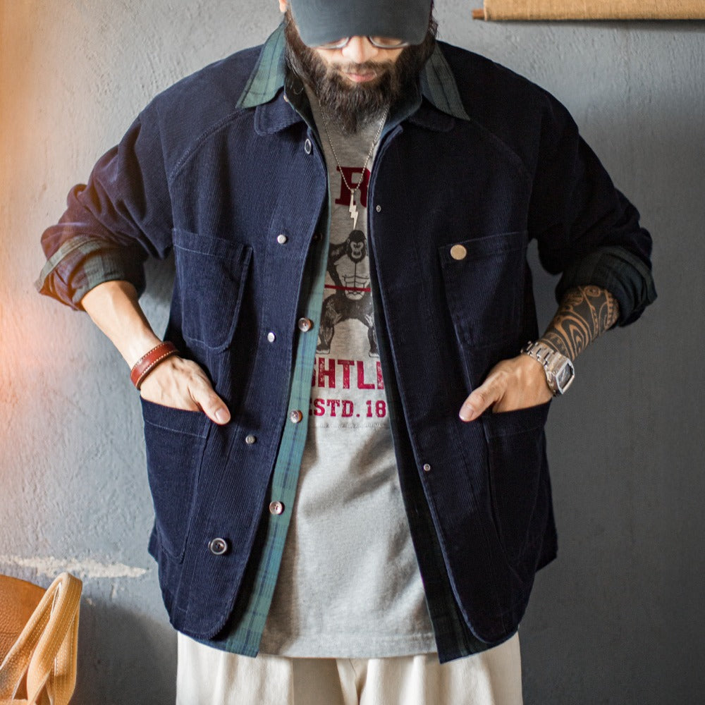 Chaqueta de pana con cuatro bolsillos MADEN