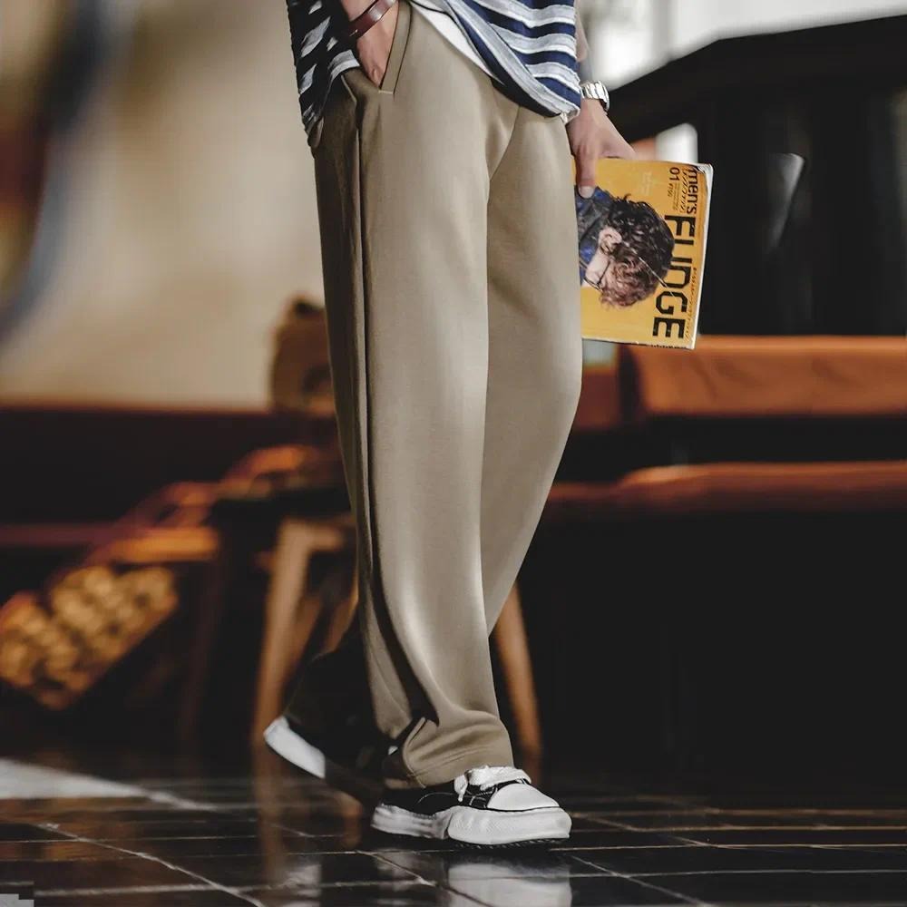 MADEN Air Layer Locker geschnittene Sweatpants mit geradem Bein