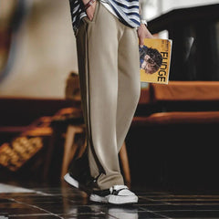MADEN Air Layer Locker geschnittene Sweatpants mit geradem Bein