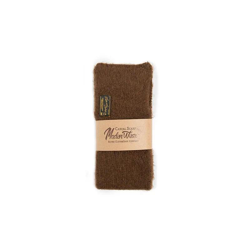 MADEN Vintage Mohair Strickfransen Schal für Herren