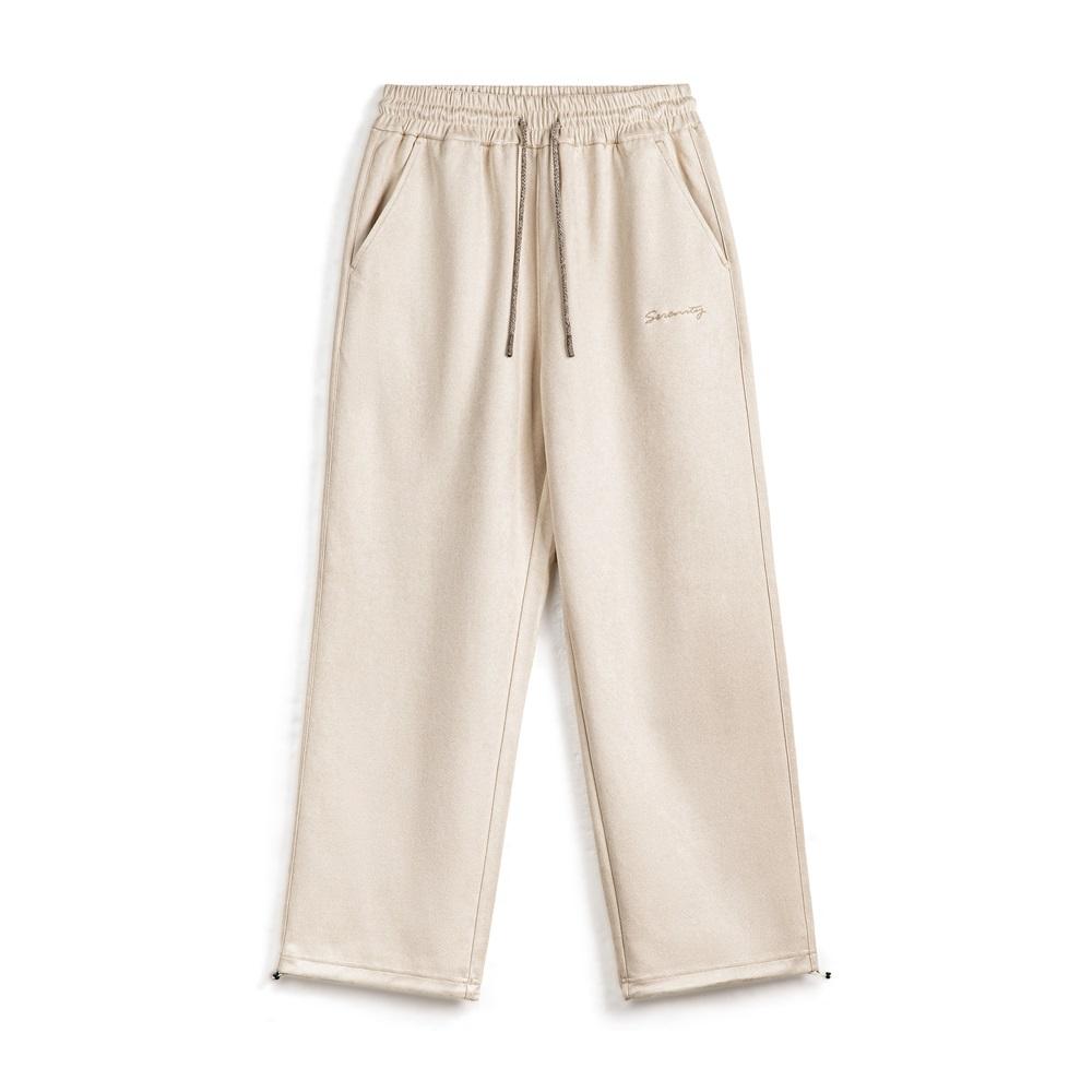 Pantalones anchos de ante cepillado para hombre MADEN