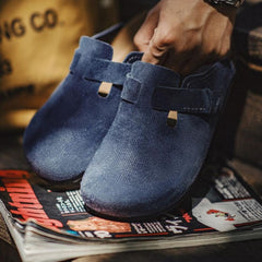 Mules azules jorobados - Zuecos cerrados Maden