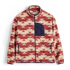 MADEN Navajo Fleece Jacke mit Reißverschluss