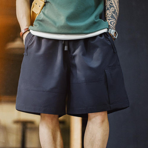 MADEN Retro Cargo Shorts - Utility Summer Beach Style