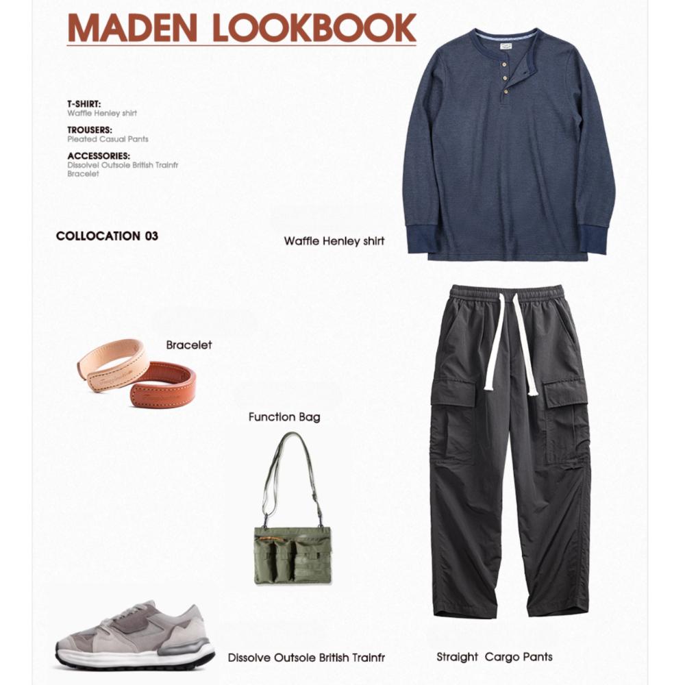 MADEN Waterproof Baggy Cargo Pants