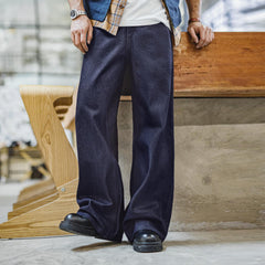 MADEN Herren 15,6oz Selvedge Raw Denim Gerade Jeans