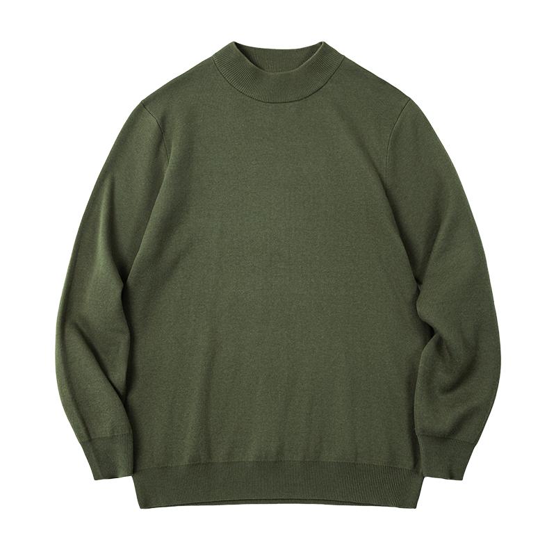 MADEN Men’s Mock Neck Sweater – Warm Casual Pullover Base Layer Pullover