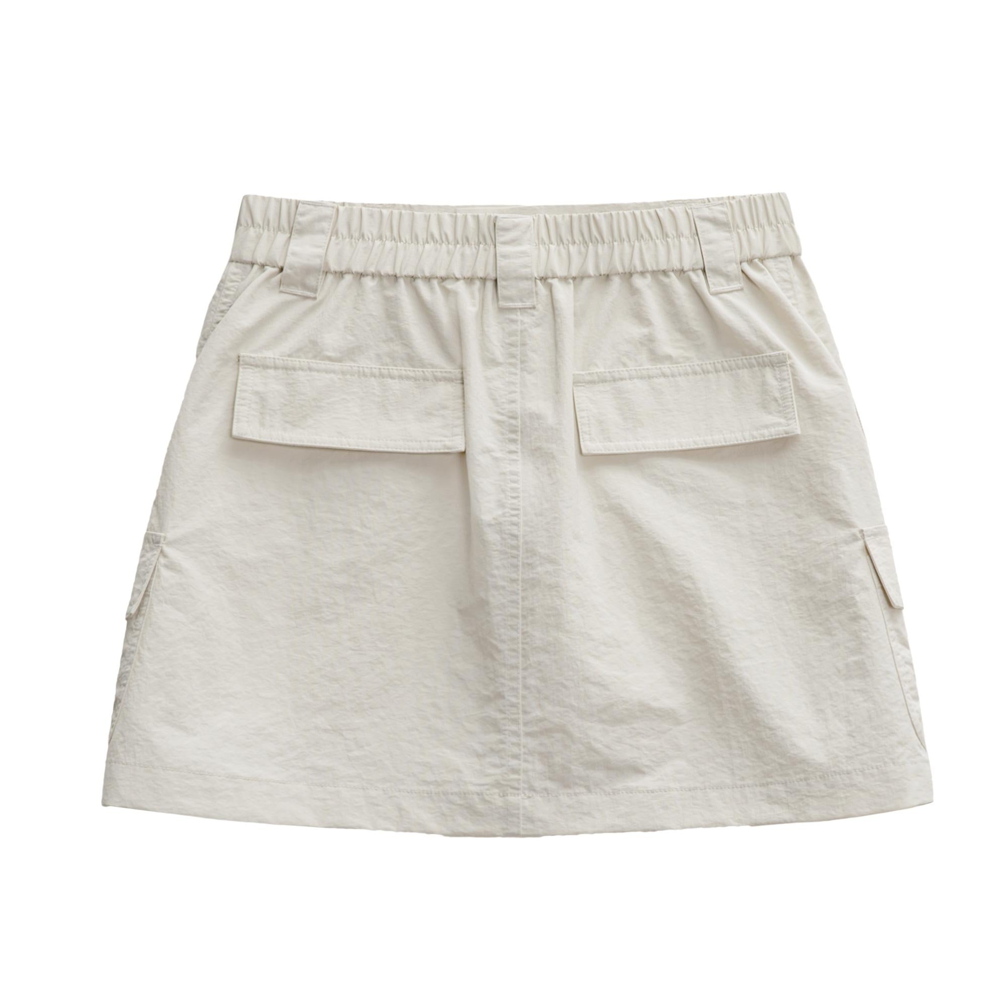 MADEN Vintage Falten A-Linien Workwear Rock